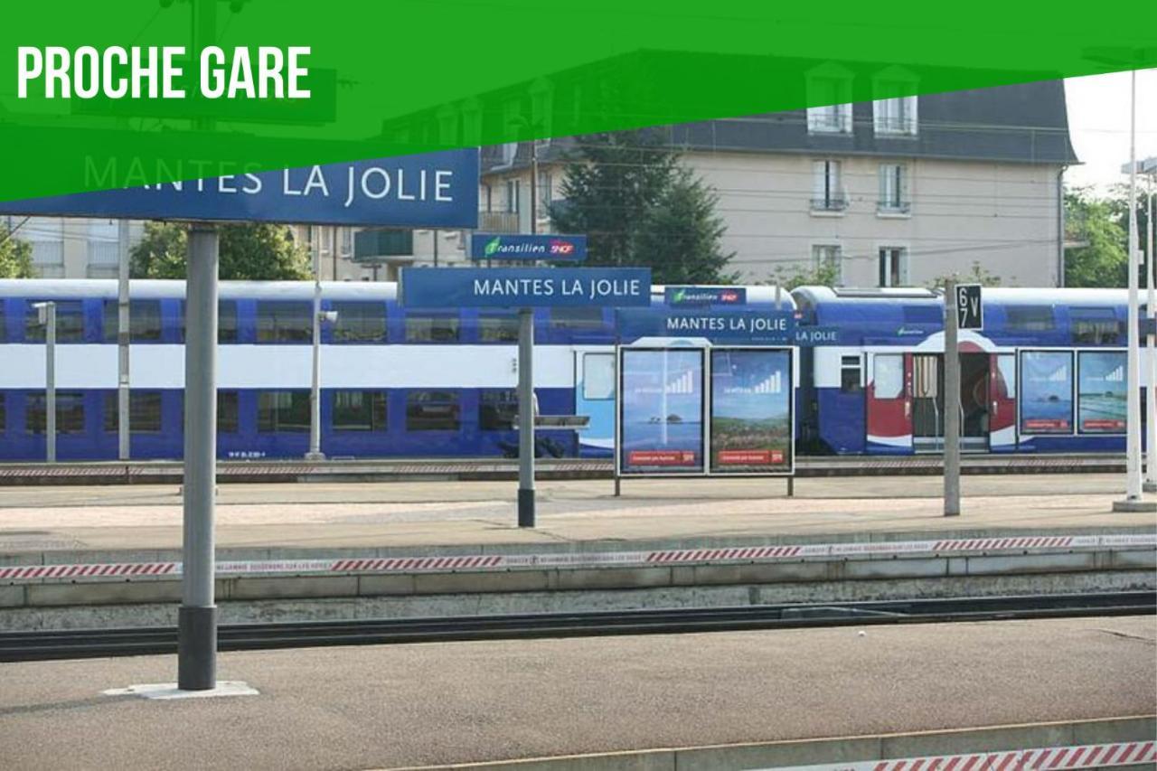 Gesteasy Au Top, Confort, Proche Gare Mantes-la-Jolie Exterior photo